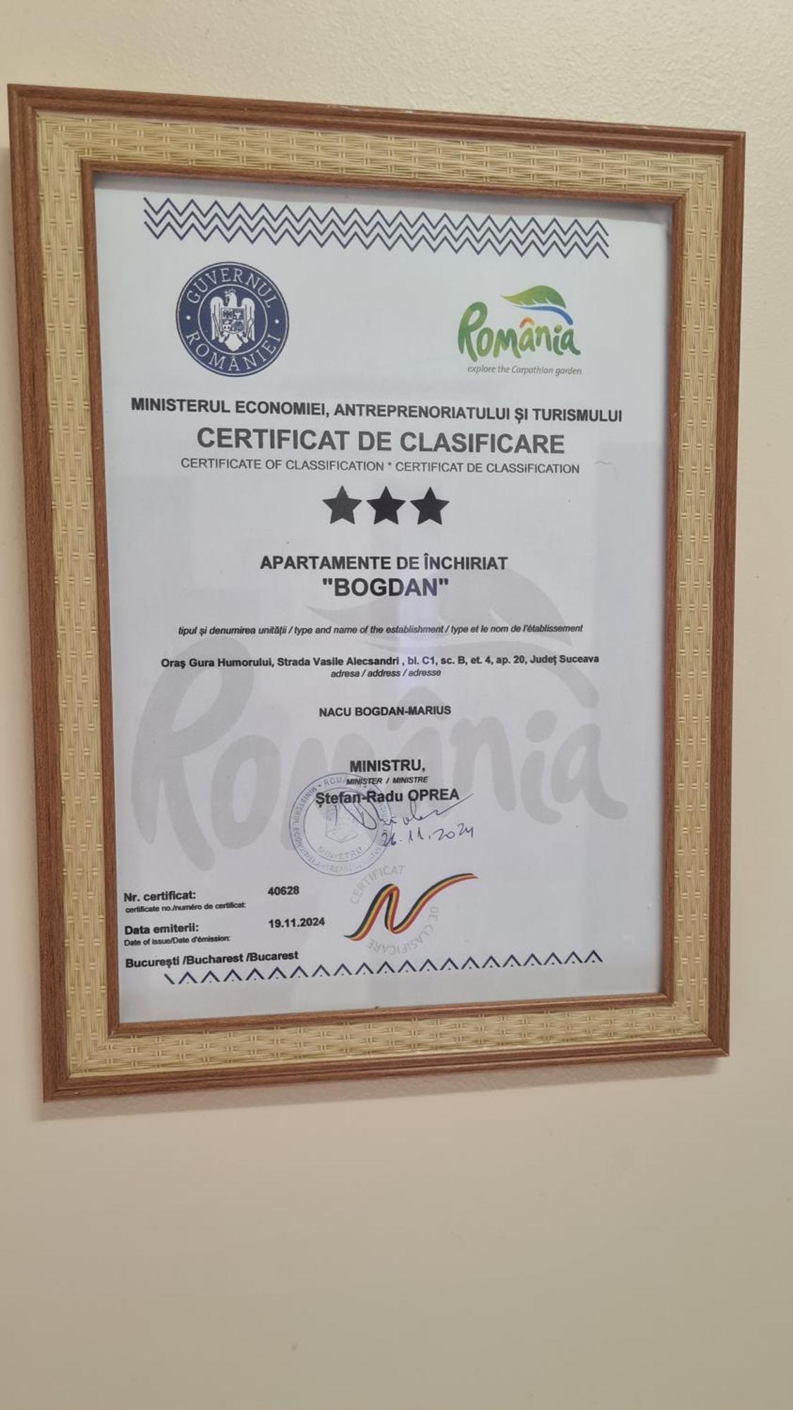Apartament Bogdan 구라후모룰루이 외부 사진
